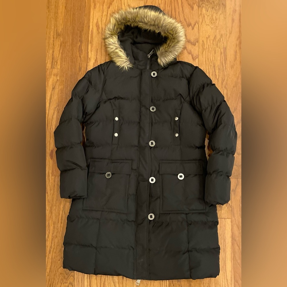 ELORA Heavy Women's Mid-Length Winter Puffer Parka size L